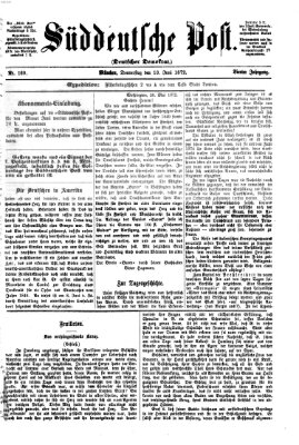 Süddeutsche Post Donnerstag 13. Juni 1872