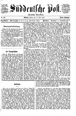 Süddeutsche Post Freitag 12. Juli 1872