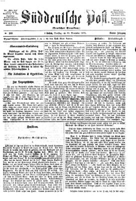 Süddeutsche Post Samstag 30. November 1872