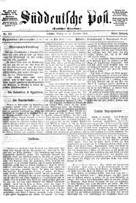 Süddeutsche Post Dienstag 17. Dezember 1872