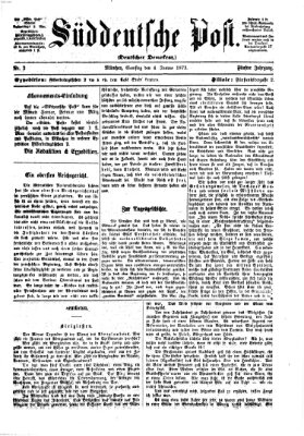 Süddeutsche Post Samstag 4. Januar 1873