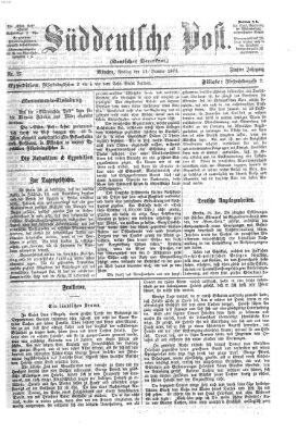 Süddeutsche Post Freitag 31. Januar 1873