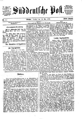 Süddeutsche Post Samstag 10. Mai 1873