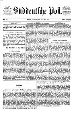 Süddeutsche Post Donnerstag 22. Mai 1873