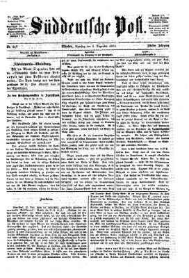 Süddeutsche Post Samstag 6. Dezember 1873