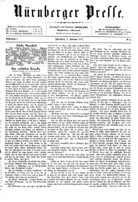 Nürnberger Presse Samstag 3. Februar 1872