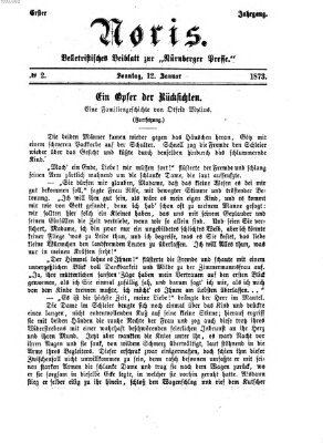 Noris (Nürnberger Presse) Sonntag 12. Januar 1873