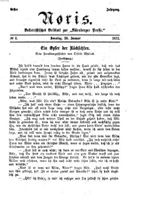 Noris (Nürnberger Presse) Sonntag 26. Januar 1873