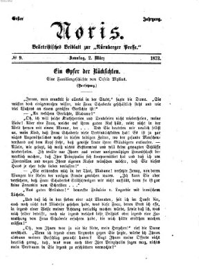 Noris (Nürnberger Presse) Sonntag 2. März 1873