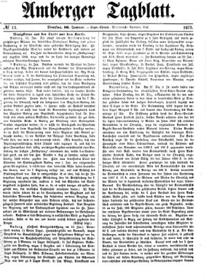 Amberger Tagblatt Dienstag 16. Januar 1872