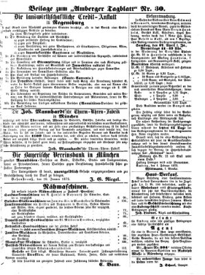 Amberger Tagblatt Dienstag 6. Februar 1872