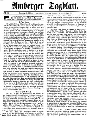 Amberger Tagblatt Samstag 2. März 1872