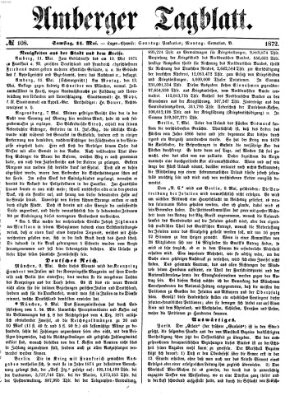 Amberger Tagblatt Samstag 11. Mai 1872