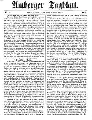 Amberger Tagblatt Freitag 7. Juni 1872