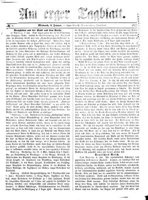 Amberger Tagblatt Mittwoch 8. Januar 1873