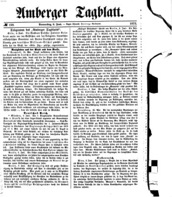 Amberger Tagblatt Donnerstag 5. Juni 1873