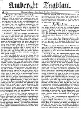 Amberger Tagblatt Montag 9. Juni 1873