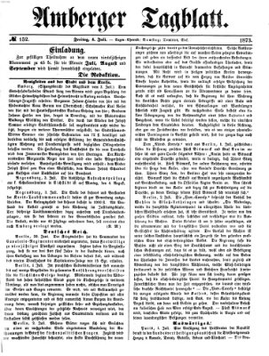 Amberger Tagblatt Freitag 4. Juli 1873