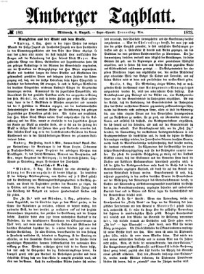 Amberger Tagblatt Mittwoch 6. August 1873