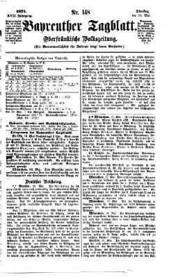 Bayreuther Tagblatt Dienstag 30. Mai 1871