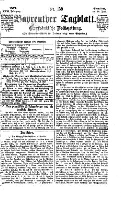 Bayreuther Tagblatt Samstag 10. Juni 1871