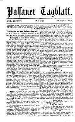 Passauer Tagblatt Dienstag 31. Dezember 1872