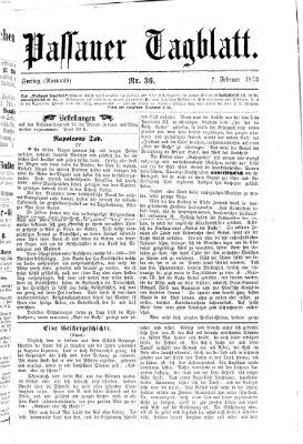 Passauer Tagblatt Freitag 7. Februar 1873