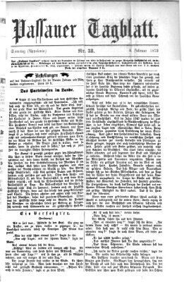 Passauer Tagblatt Sonntag 9. Februar 1873