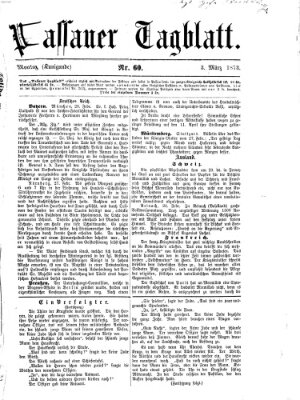 Passauer Tagblatt Montag 3. März 1873