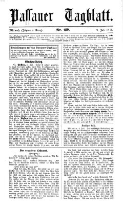 Passauer Tagblatt Mittwoch 9. Juli 1873