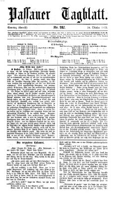 Passauer Tagblatt Sonntag 26. Oktober 1873