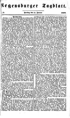 Regensburger Tagblatt Freitag 5. Januar 1872