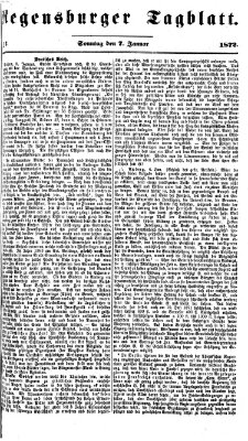 Regensburger Tagblatt Sonntag 7. Januar 1872