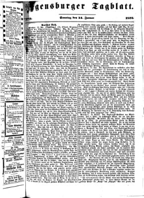 Regensburger Tagblatt Sonntag 14. Januar 1872