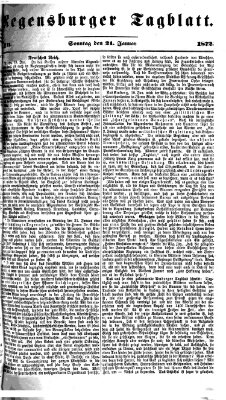 Regensburger Tagblatt Sonntag 21. Januar 1872