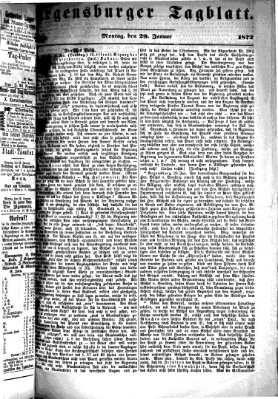 Regensburger Tagblatt Montag 29. Januar 1872