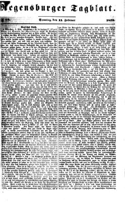 Regensburger Tagblatt Sonntag 11. Februar 1872