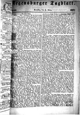 Regensburger Tagblatt Samstag 9. März 1872