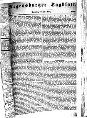 Regensburger Tagblatt Sonntag 17. März 1872