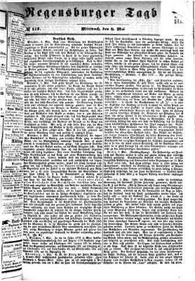 Regensburger Tagblatt Mittwoch 8. Mai 1872