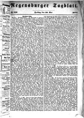 Regensburger Tagblatt Freitag 10. Mai 1872