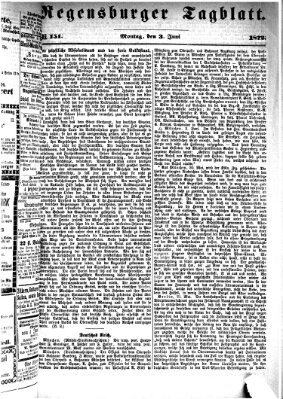 Regensburger Tagblatt Montag 3. Juni 1872