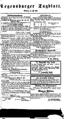 Regensburger Tagblatt Freitag 9. Februar 1872