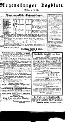 Regensburger Tagblatt Samstag 30. März 1872