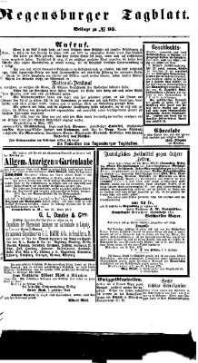 Regensburger Tagblatt Samstag 6. April 1872