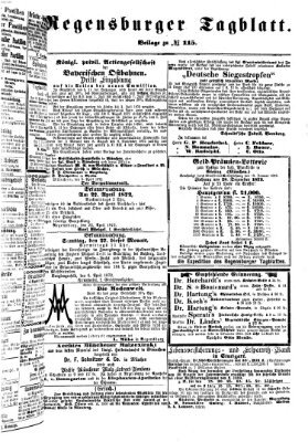 Regensburger Tagblatt Freitag 26. April 1872