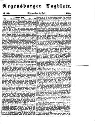 Regensburger Tagblatt Montag 8. Juli 1872