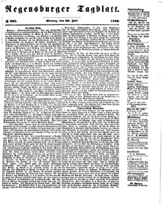 Regensburger Tagblatt Montag 29. Juli 1872