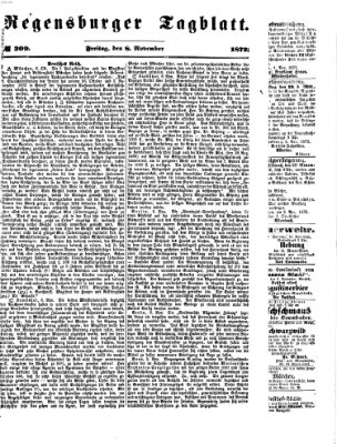 Regensburger Tagblatt Freitag 8. November 1872