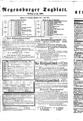 Regensburger Tagblatt Freitag 26. Juli 1872